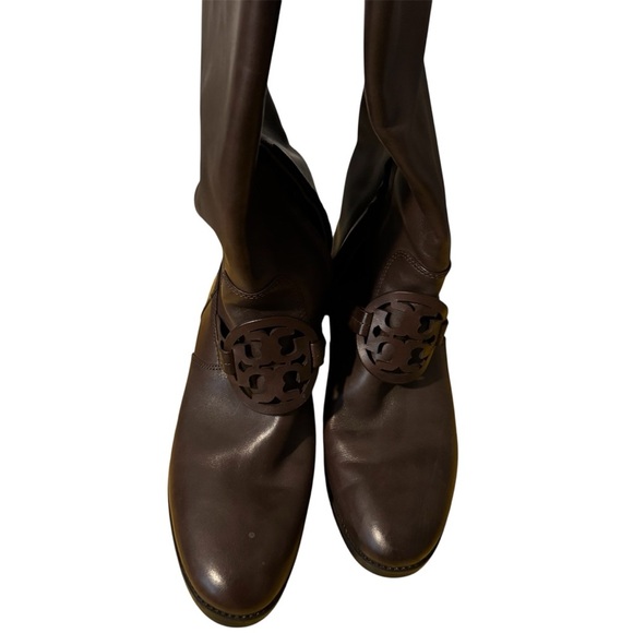 Tory Burch Dark Brown Miller Boots | Good Used Condition - Picture 3 of 11